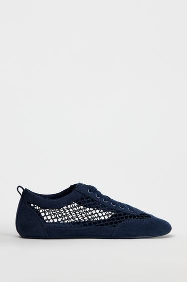 MESH TRAINERS - Navy Blue by Zara - Image 0