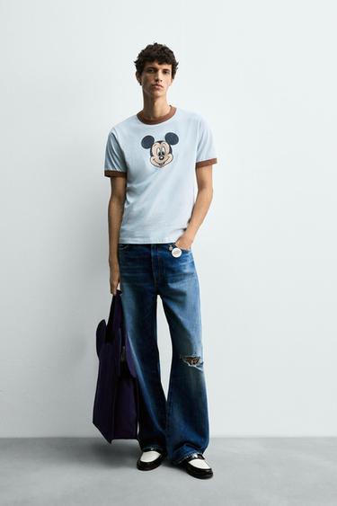 ÁO PHÔNG MICKEY MOUSE HARRY LAMBERT FOR ZARA X DISNEY - Màu xanh da trời từ Zara - Hình ảnh 0