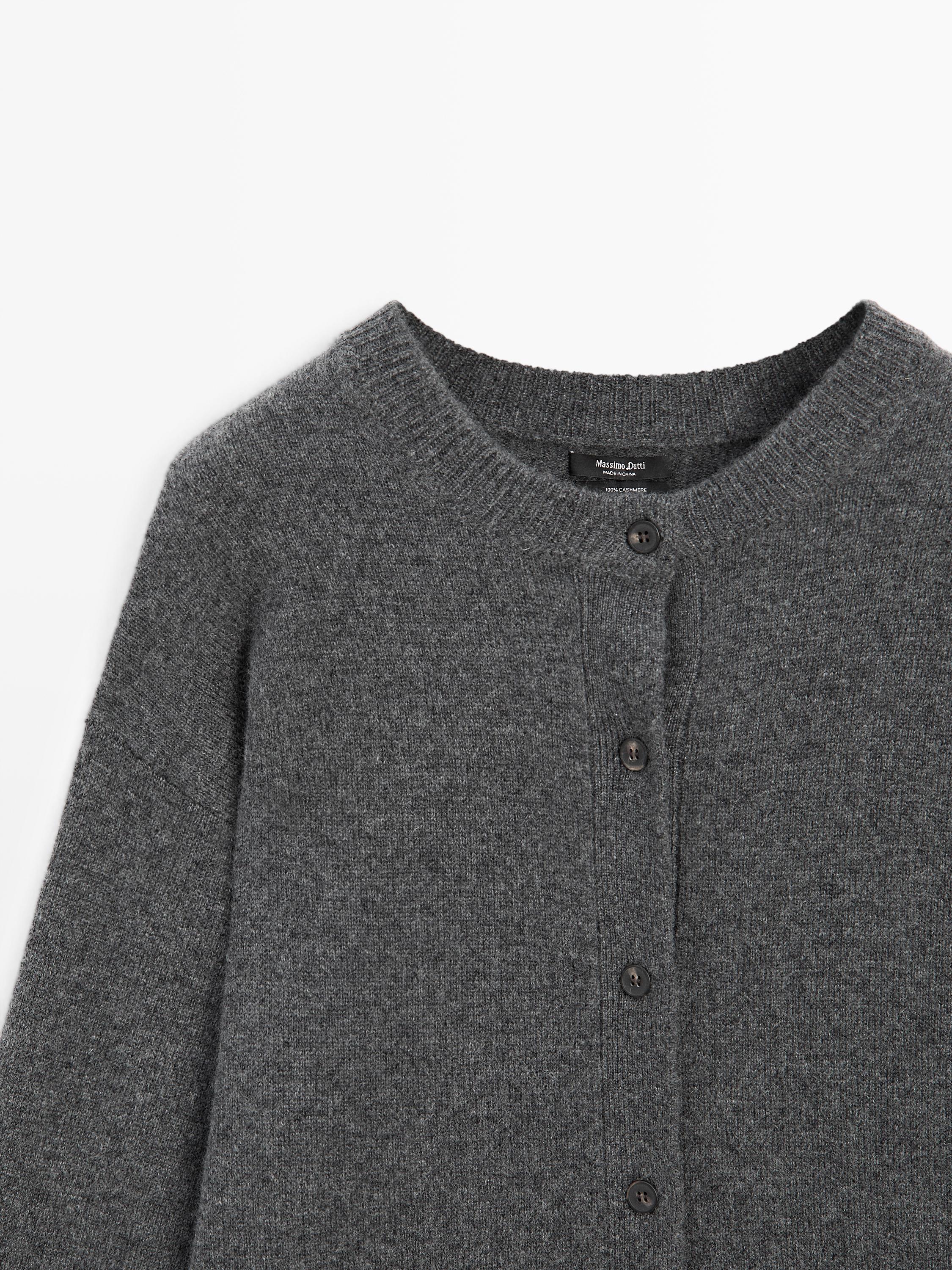 Cardigan en maille oversize 100 % cachemire