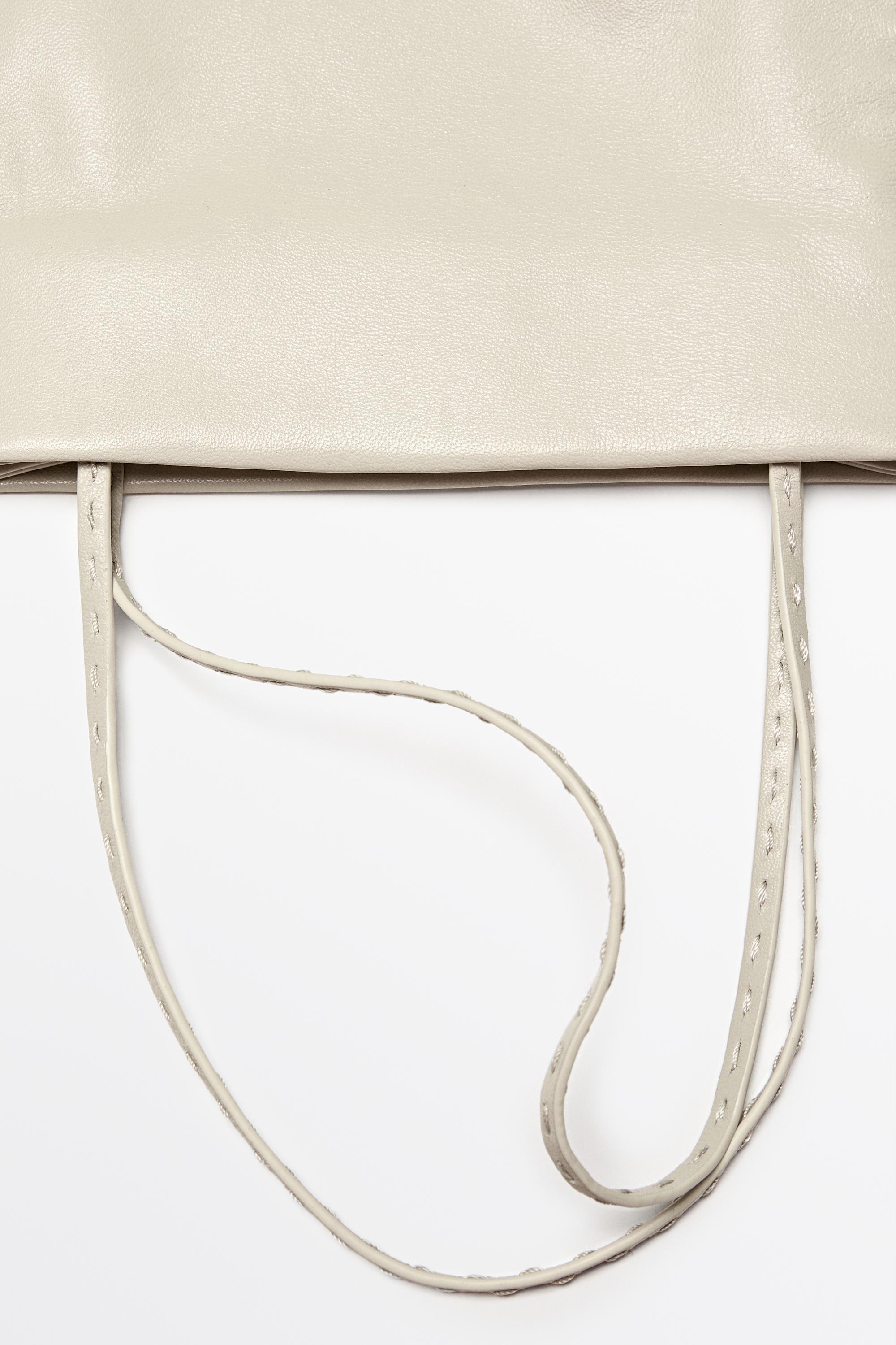 Nappa leather double compartment bag