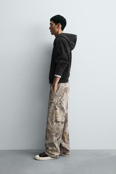 ABSTRACT PRINT CARPENTER TROUSERS - Printed by Zara - Image 3