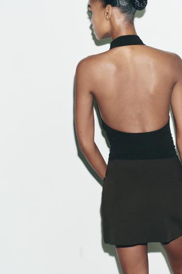BODY HALTER DOS NU - Noir de Zara - Image 3