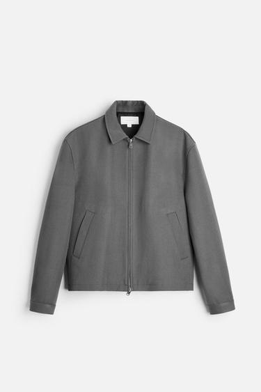 SOBRECAMISA 100% LANA - Cemento de Zara