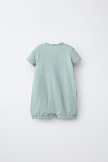 2-PACK OF PRINTED SLEEPSUITS - Ecru by Zara - Image 2
