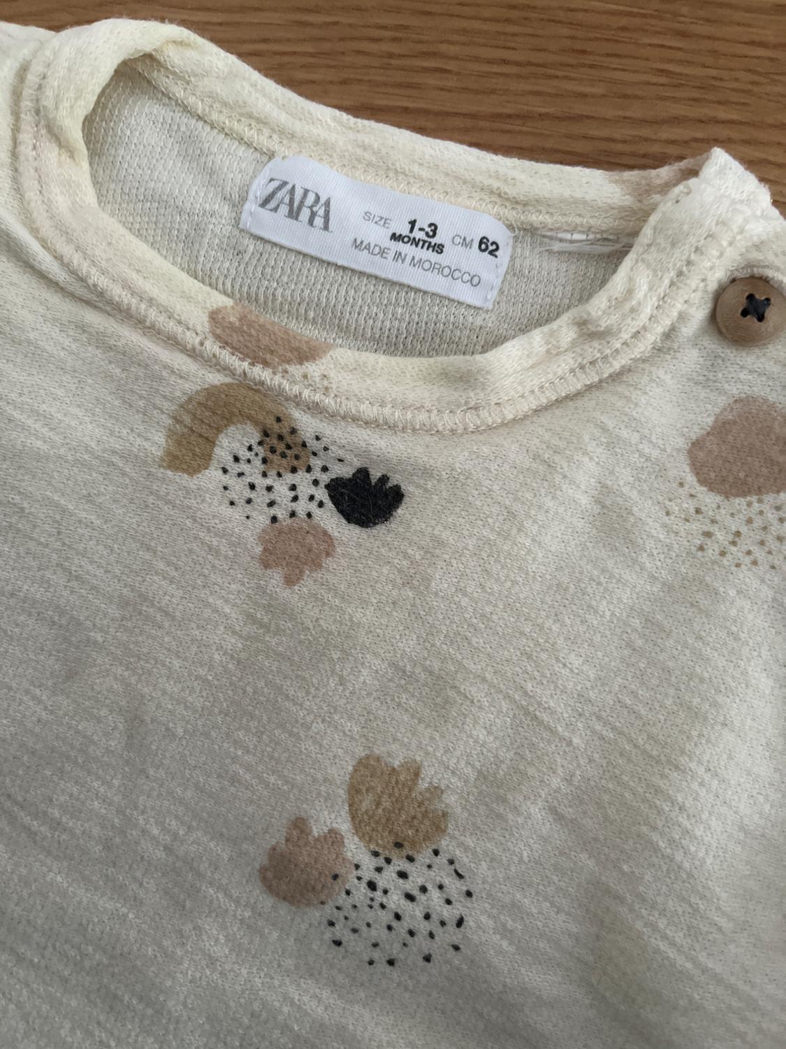 PRINTED SLUB KNIT PLUSH T-SHIRT - Image 3