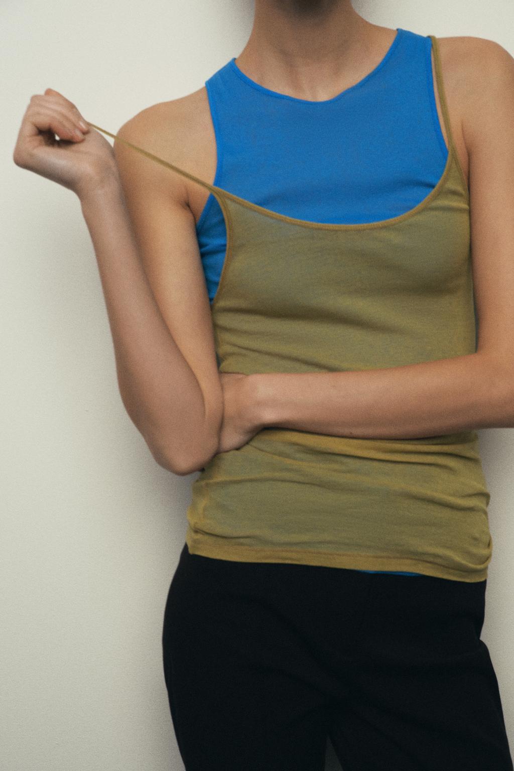 SUPIMA STRAP TOP