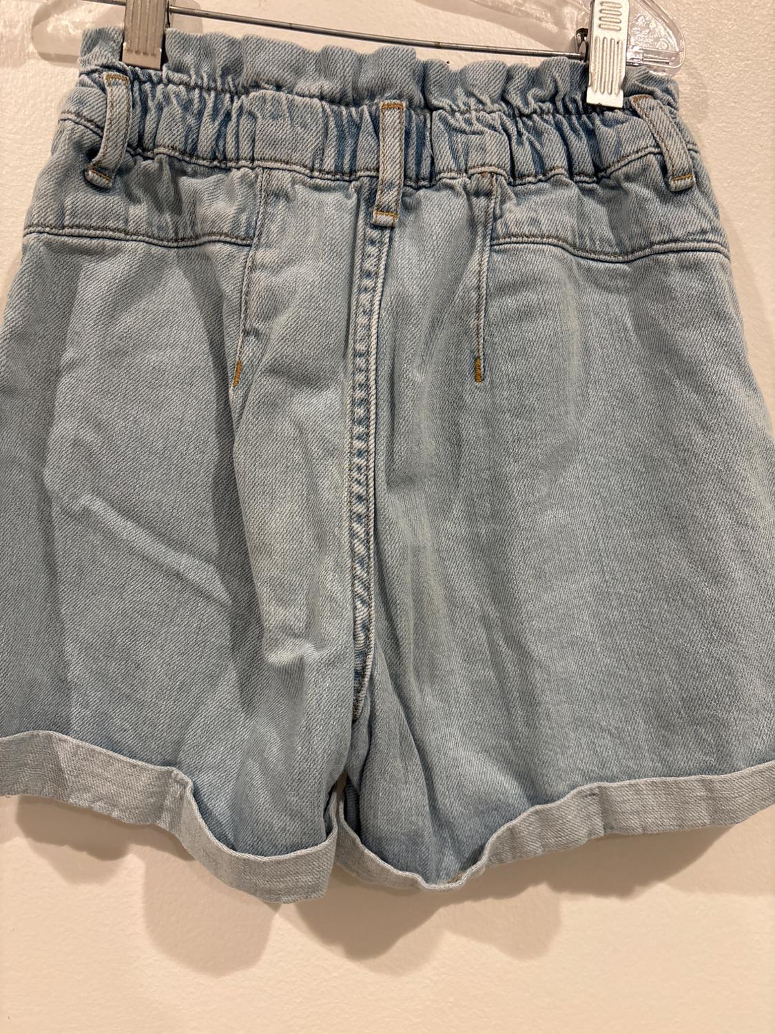 RIPPED DENIM SHORTS - Image 3