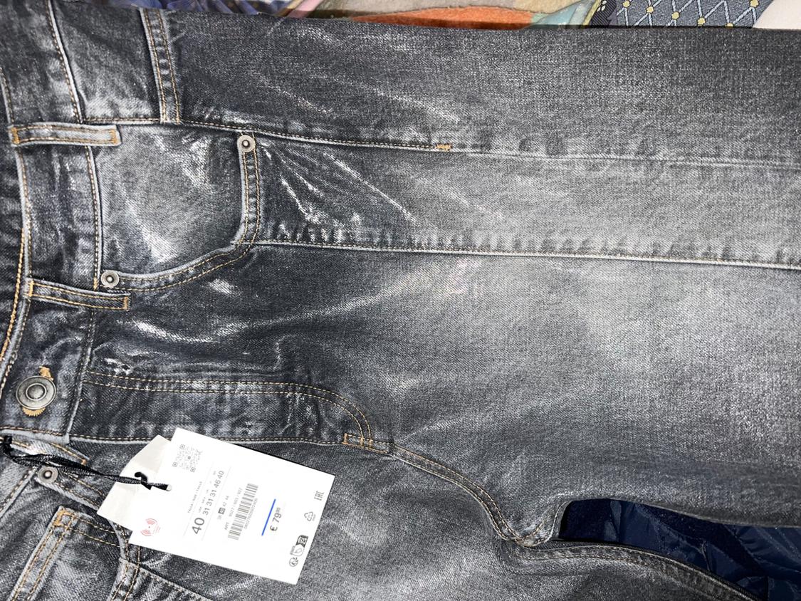 WAXED EFFECT JEANS - LIMITED EDITION - Image 7