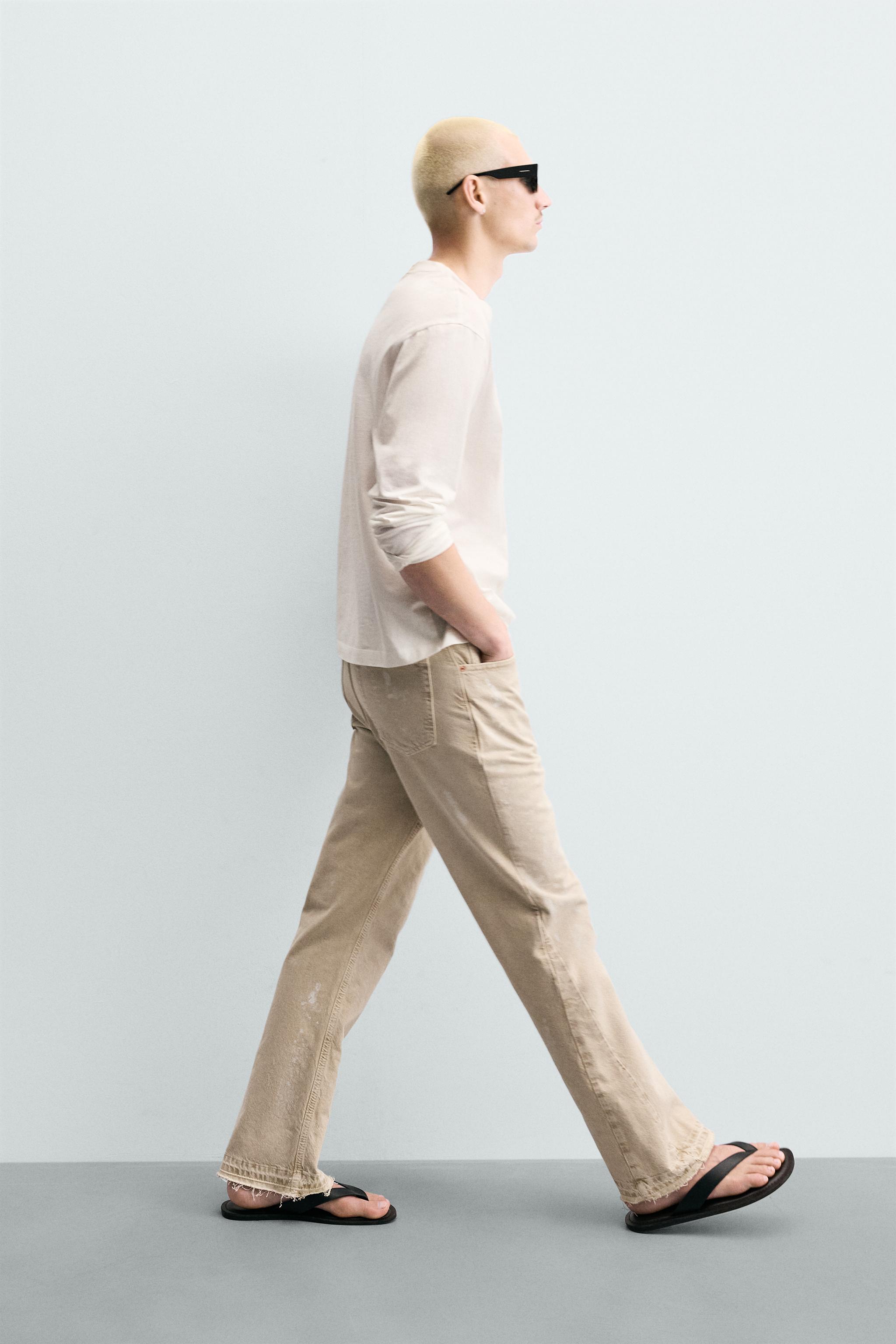 JEAN FLARE FIT EFFET ÉCLABOUSSURES