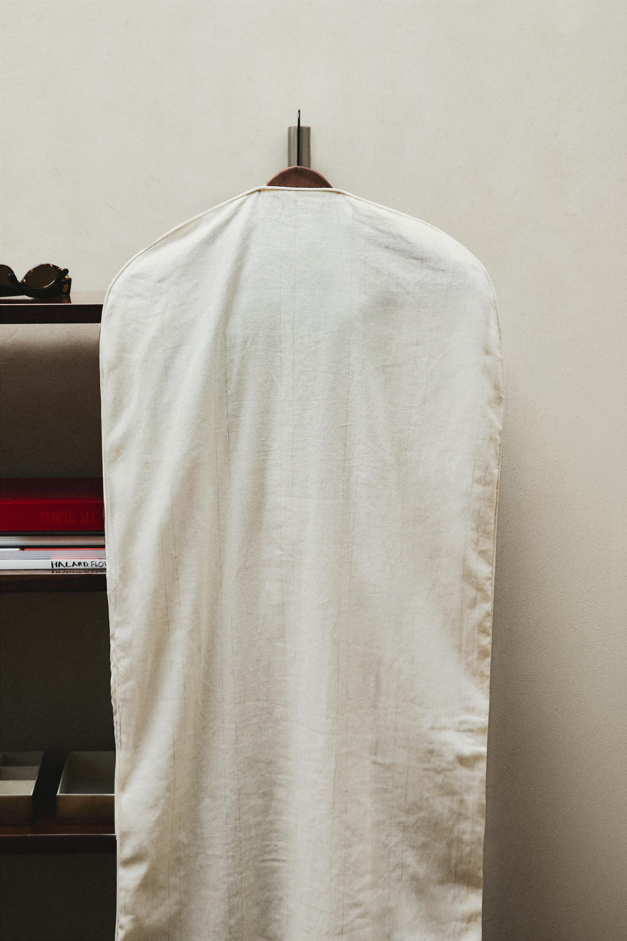 LARGE LINEN AND COTTON GARMENT BAG (PACK OF 2)