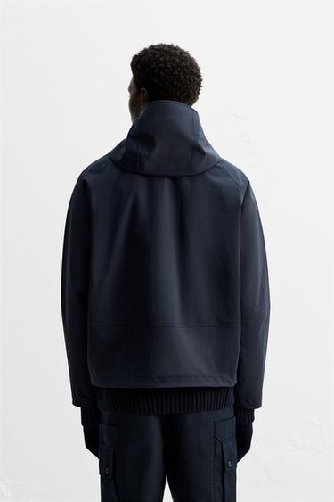 WATER-REPELLENT WINDBREAKER - Dark navy by Zara - Image 2