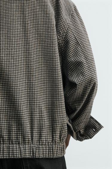 CHECK OVERSHIRT - Grey by Zara - Image 6