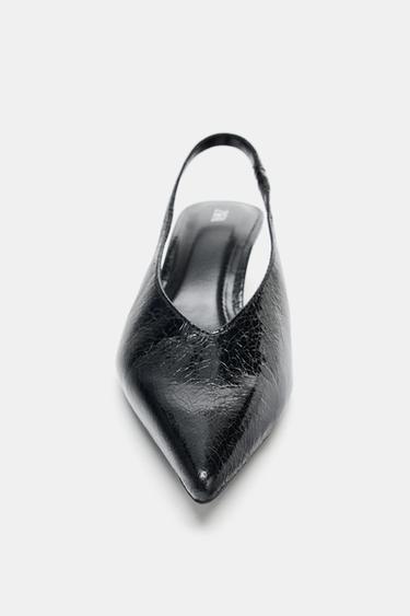 SLINGBACK HIGH-HEEL SHOES - Black by Zara - Image 6