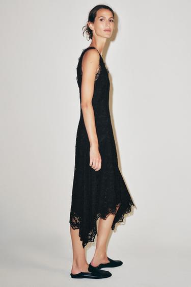 ZW COLLECTION LACE DRESS — Black 2