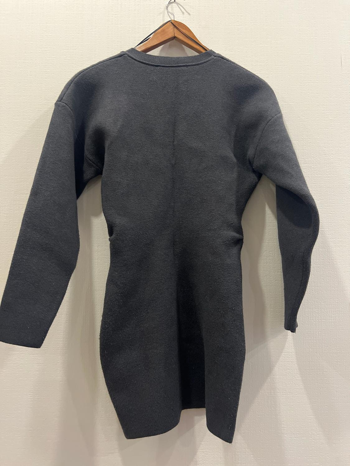 RUCHED WAIST KNIT DRESS - Image 2