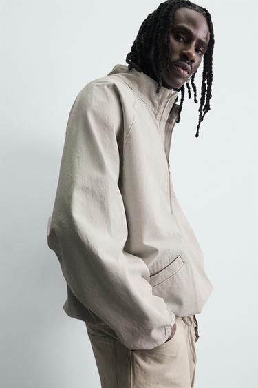 ZIP-UP POUCH POCKET SWEATSHIRT - Ecru by Zara - Image 6