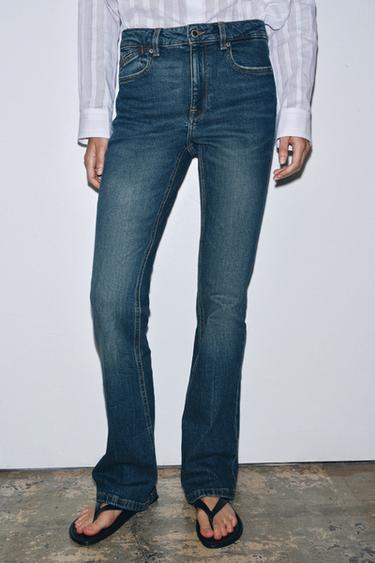 JEANS ZW COLLECTION BOOTCUT HOHE TAILLE - Mittelblau von Zara