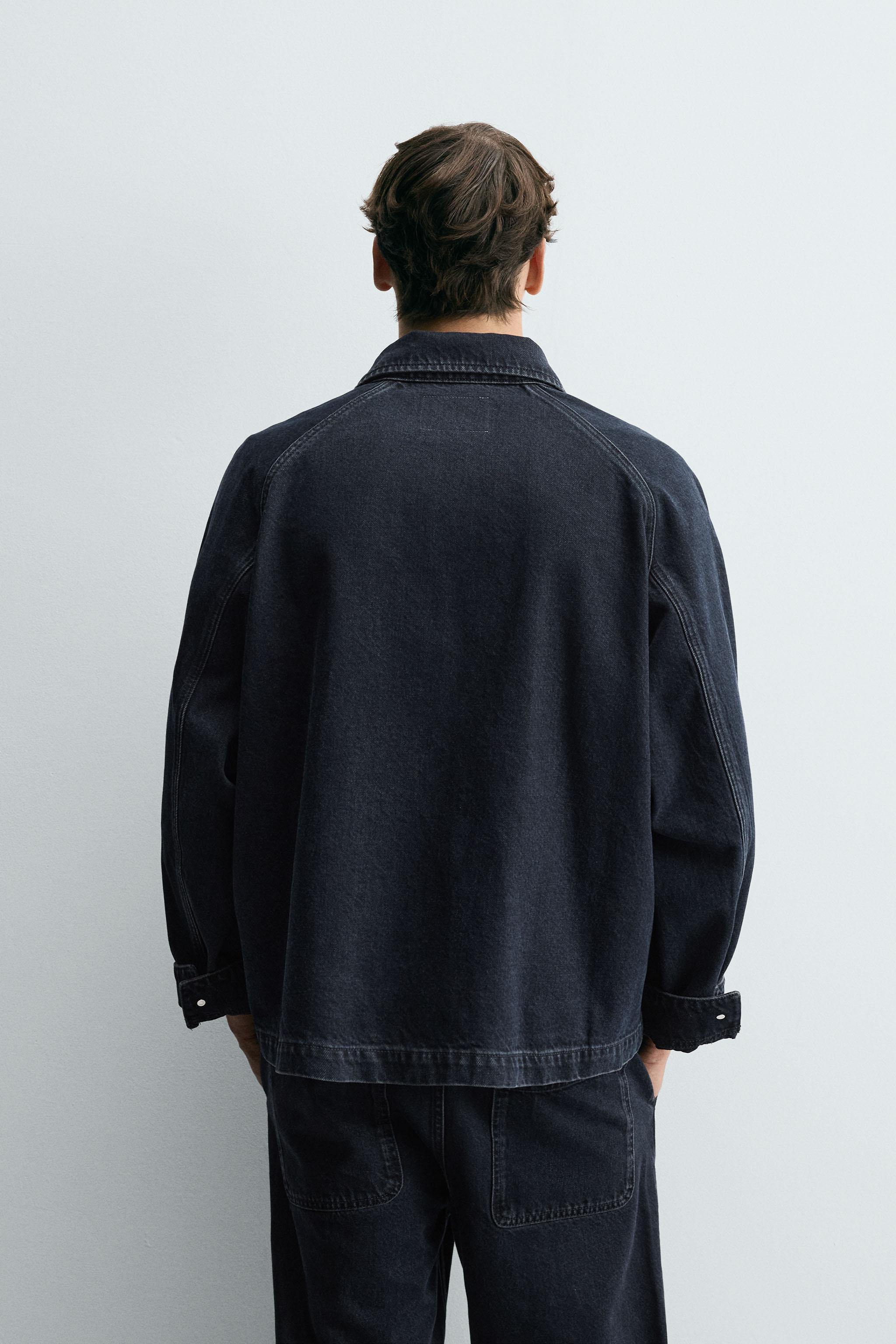 デニムポケットジャケット - ダークネイビーブルー | ZARA Japan