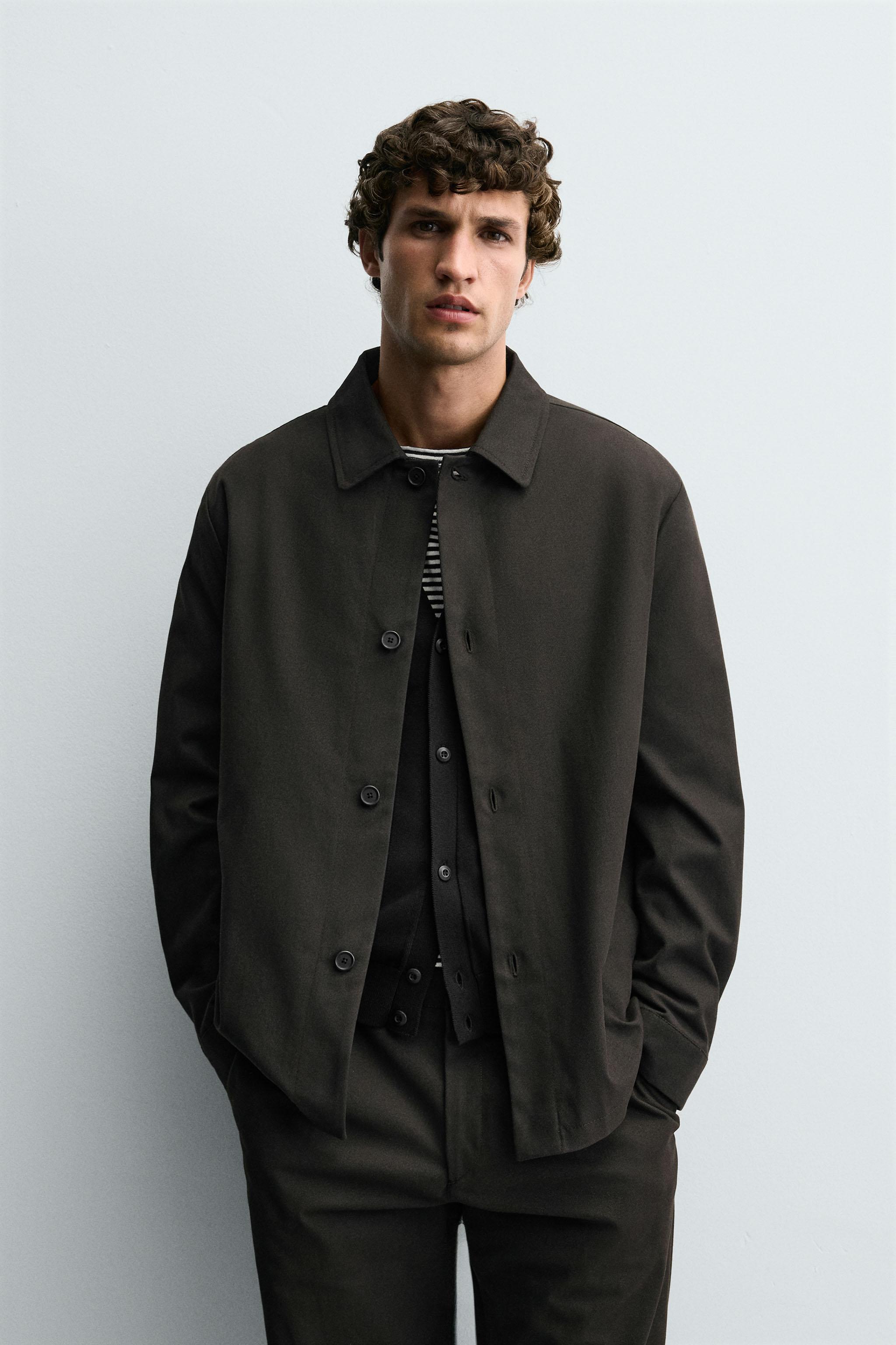 RELAXED FIT TWILL OVERSHIRT