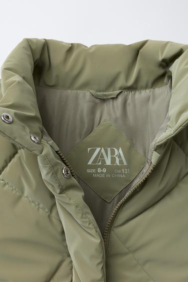 RUBBERISED PUFFER JACKET - Khaki by Zara