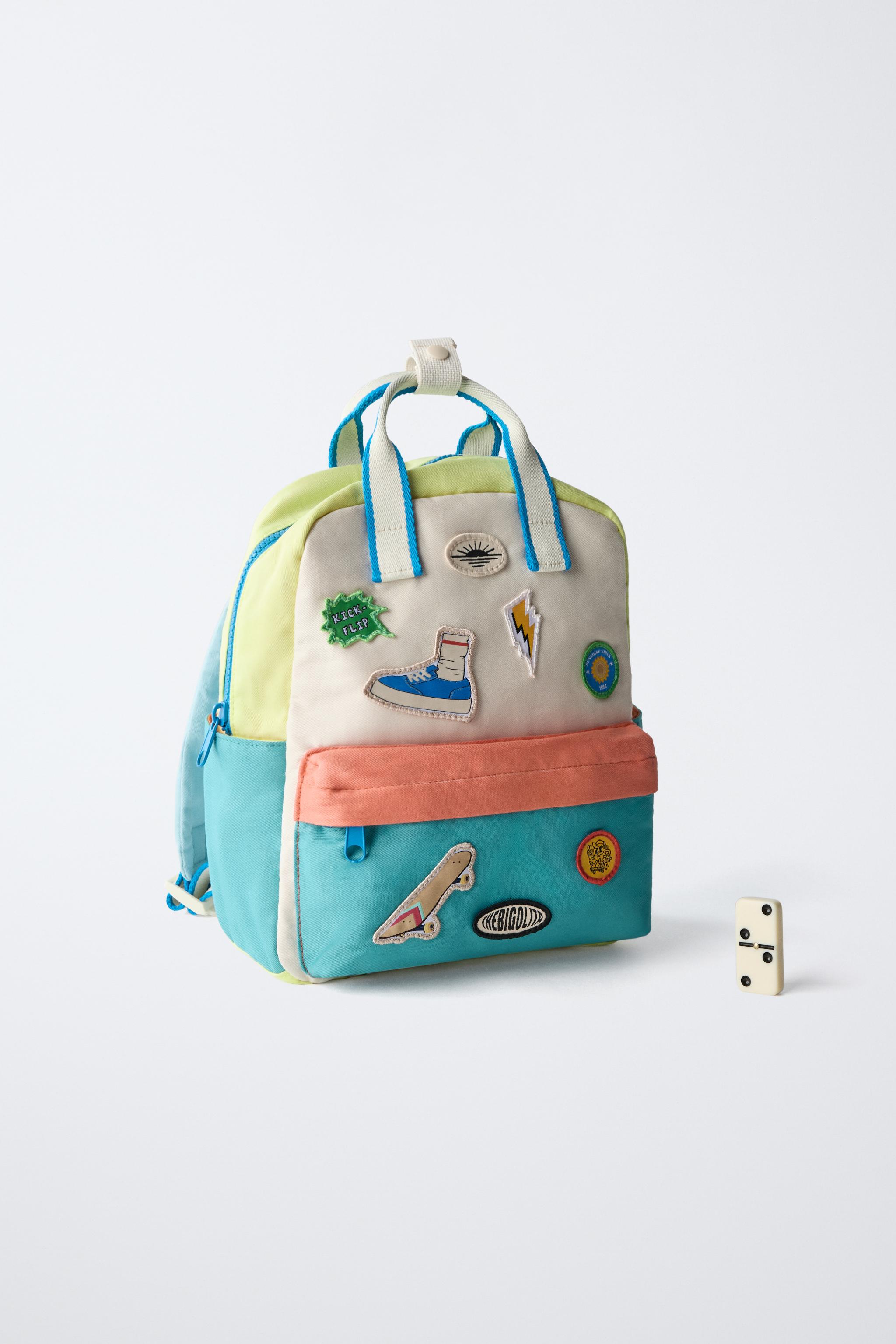 PATCHES BACKPACK - Blue | ZARA United States