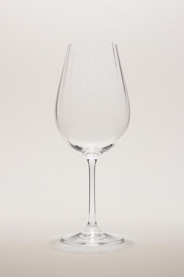 RAISED CRYSTALLINE WINE GLASS - 990 by Zara - Image 2