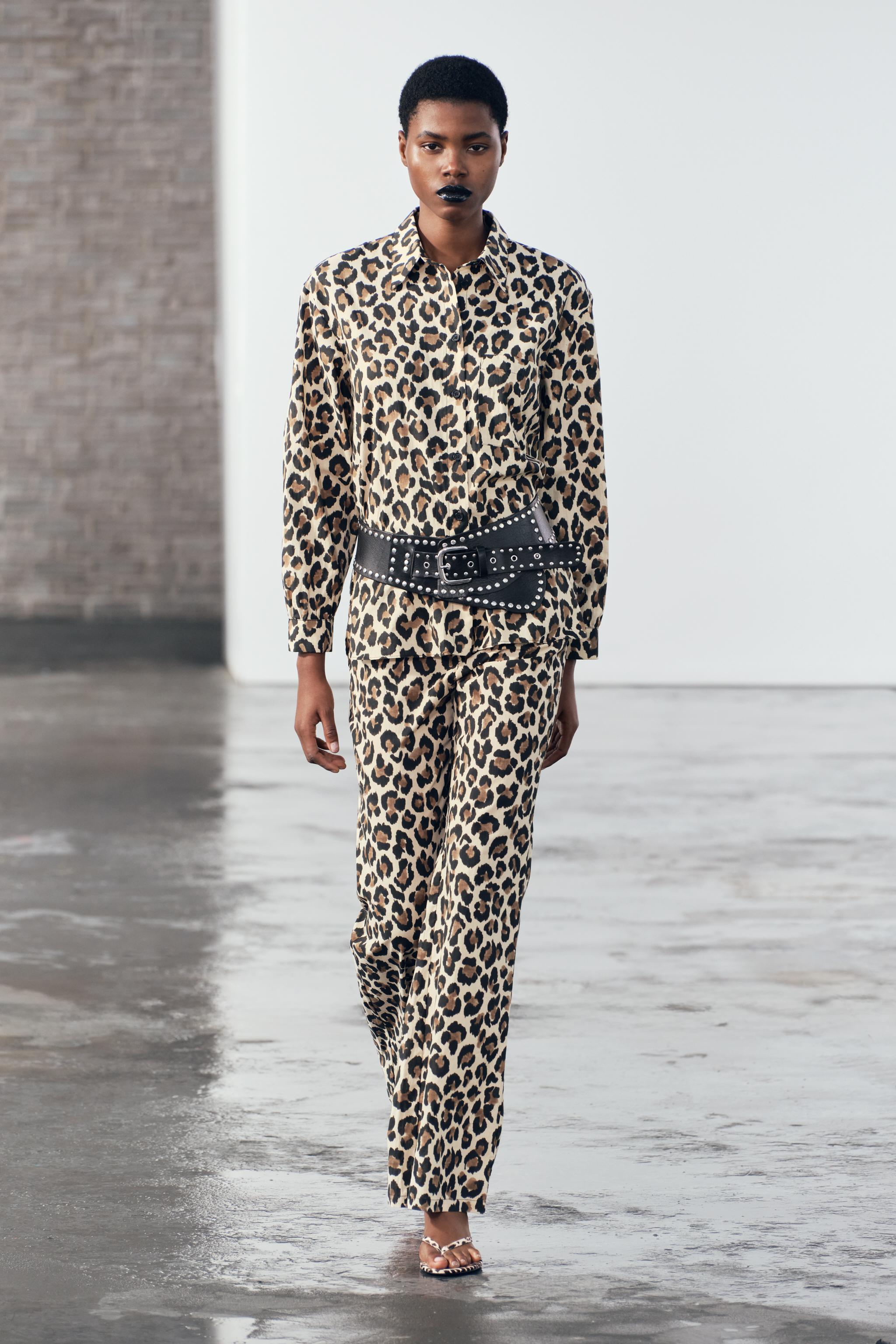 ZW COLLECTION ANIMAL PRINT PANTS