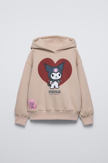 SWEAT À CAPUCHE KUROMI © SANRIO - Beige de Zara - Image 1