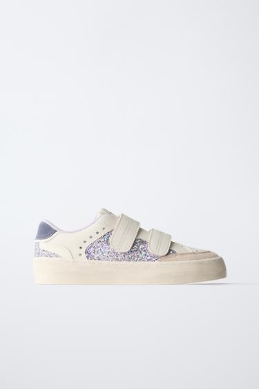 TÊNIS COM BRILHOS - Branco da Zara