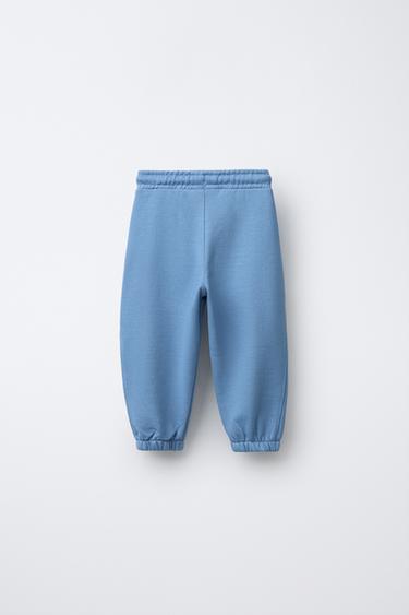 PANTALON DE JOGGING ÉTIQUETTE - Bleu clair de Zara - Image 1