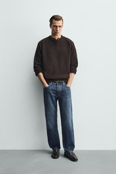 JEANS STRAIGHT REGULAR FIT - Urdina, Zara-rena