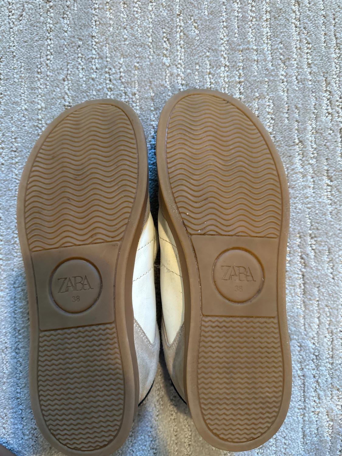 MIXED LEATHER ATHLETIC SNEAKERS - Image 4