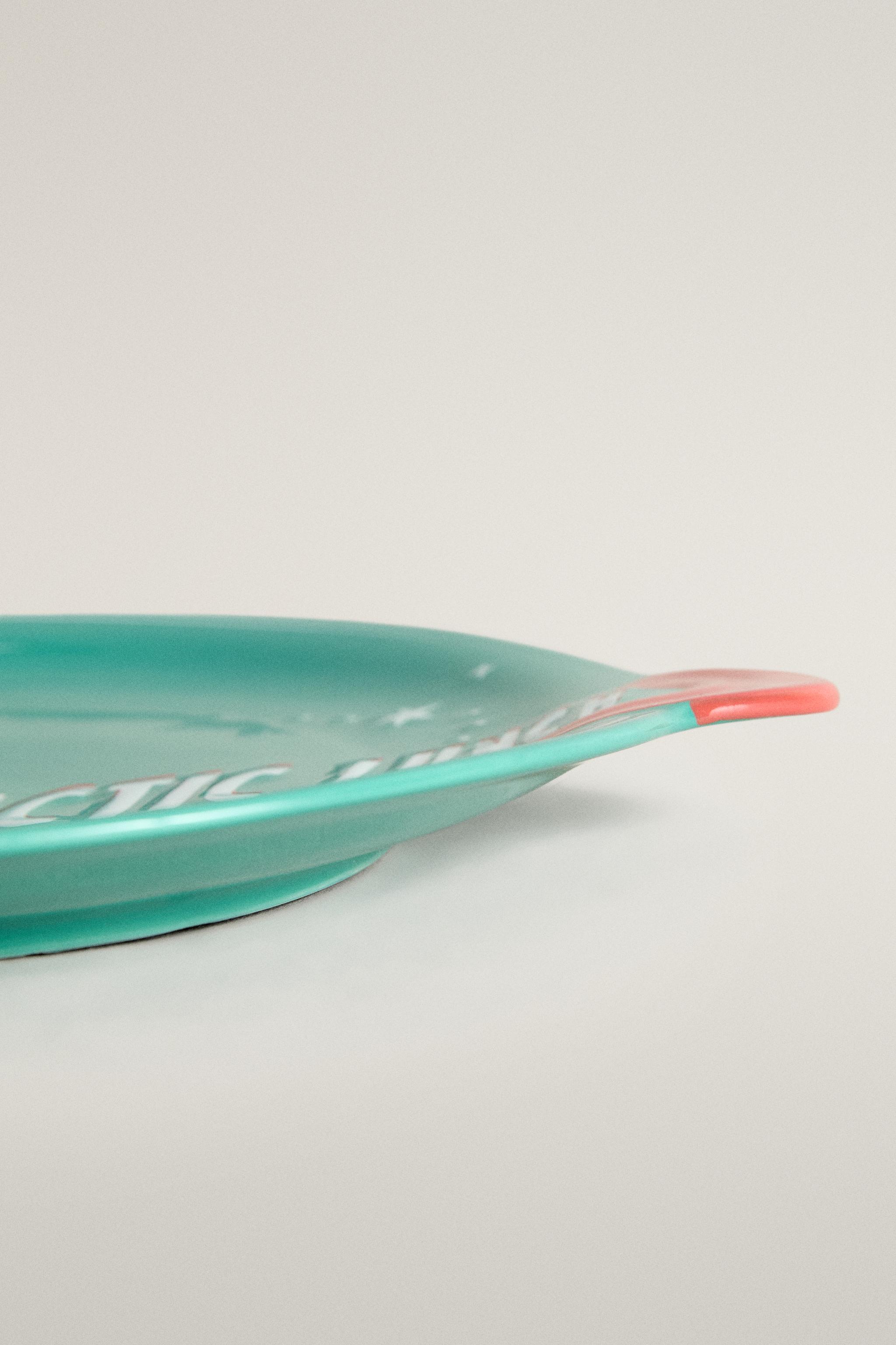 KIDS' SPACE STONEWARE PLATE