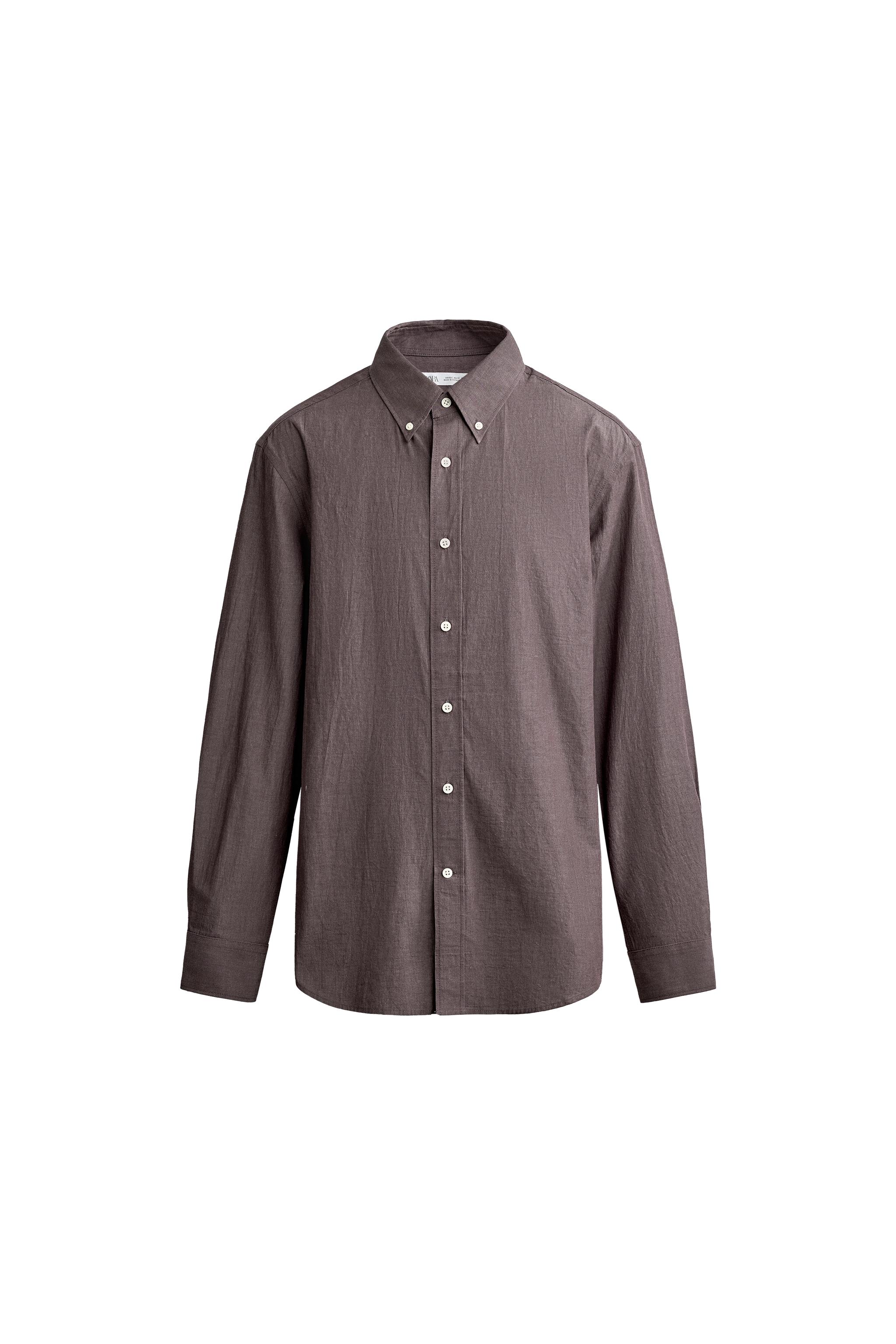 CAMISA REGULAR FIT ALGODÓN
