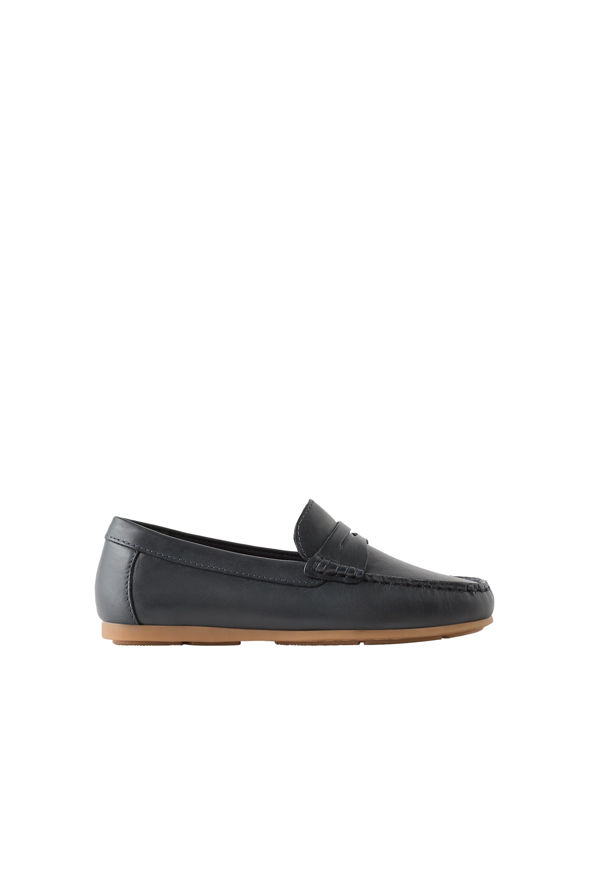 Zara KIDS LEATHER LOAFERS store shoes 13,5(31)