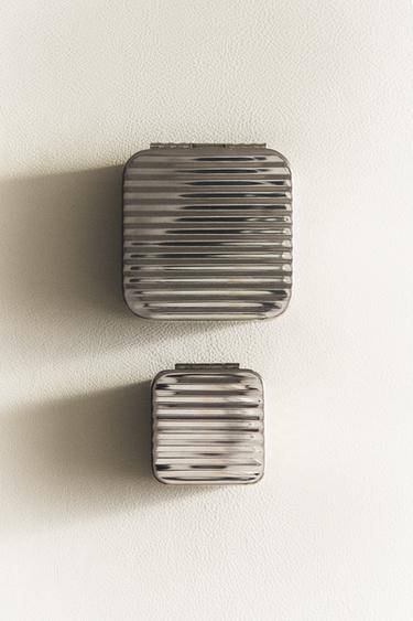 CAIXA DE AÇO INOXIDÁVEL - Prata da Zara