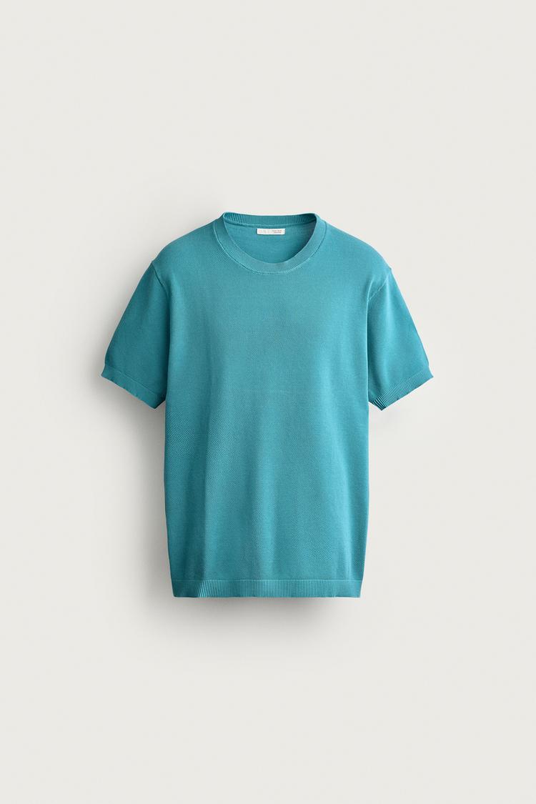RELAXED FIT KNIT T-SHIRT