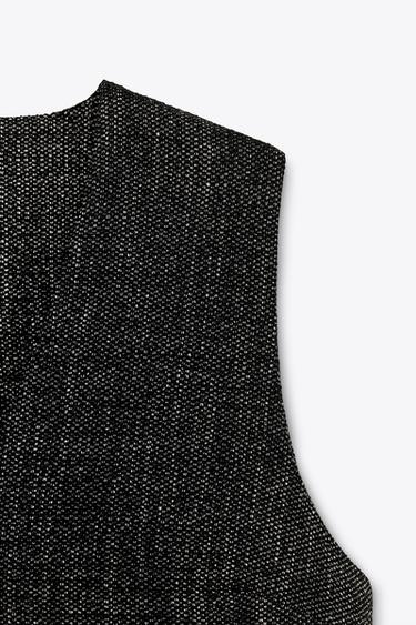 TOP ESTRUCTURA ZW COLLECTION - Negro de Zara