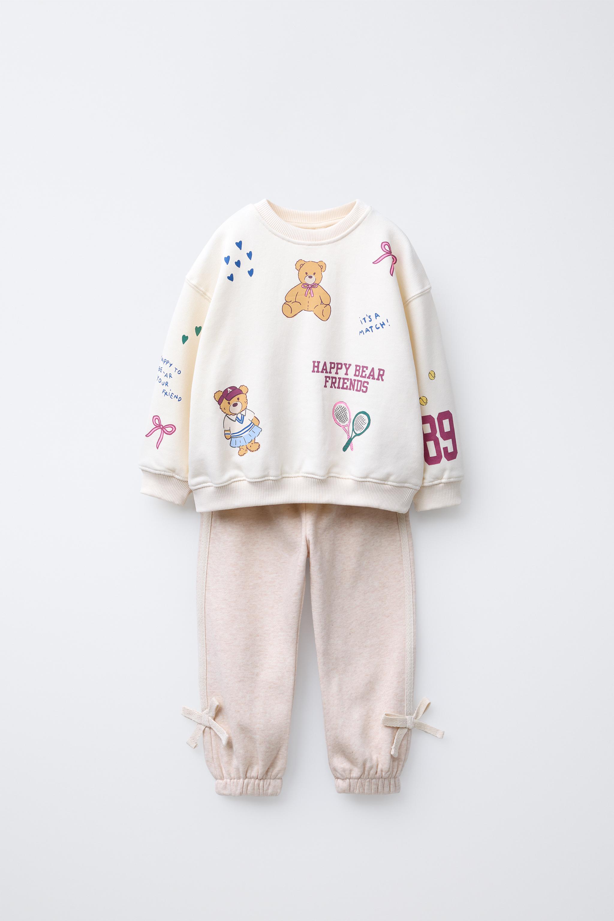 TOTAL LOOK PRINTED SWEATSHIRT AND JOGGER PANTS WITH TIES