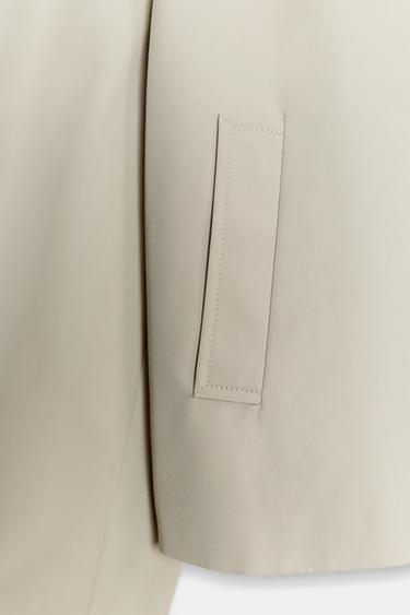 TRENCH COURT DÉPERLANT ZW COLLECTION - Beige de Zara - Image 7