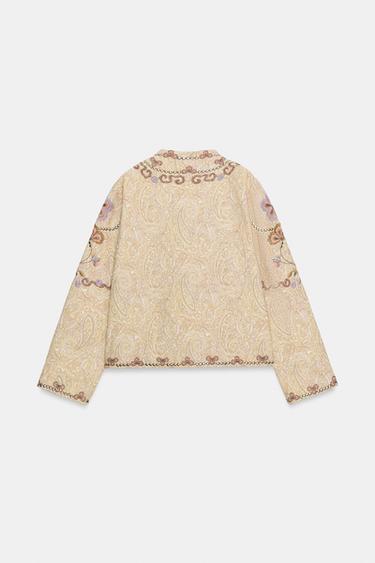 VESTE BRODÉE ZW COLLECTION - Multicolore de Zara - Image 7