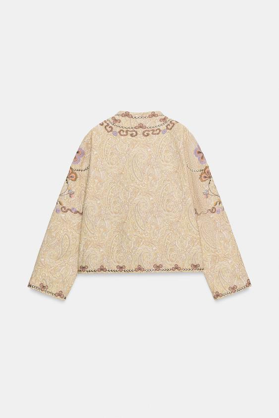 VESTE BRODÉE ZW COLLECTION - Multicolore de Zara - Image 7