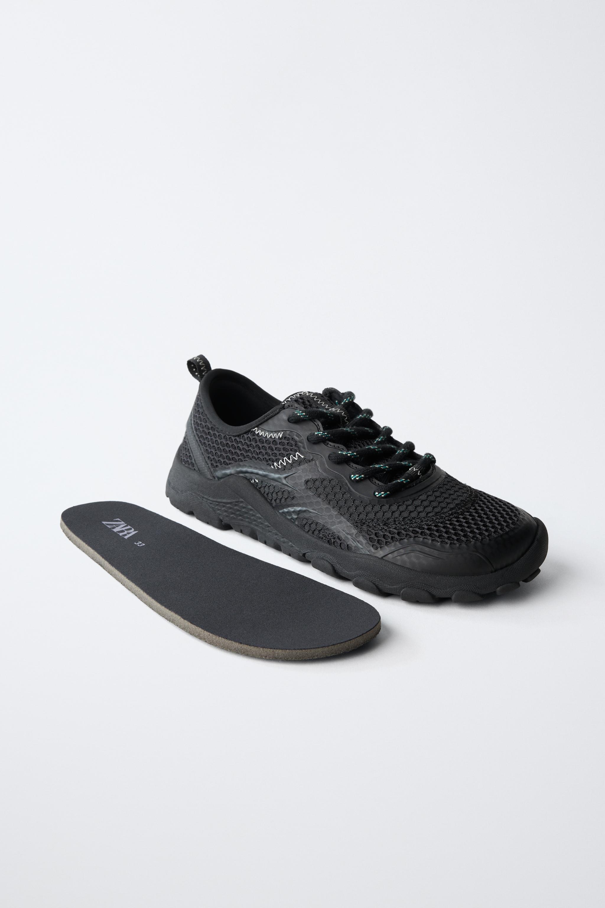 Детские кроссовки Zara BAREFOOT MESH SNEAKERS — фото 4