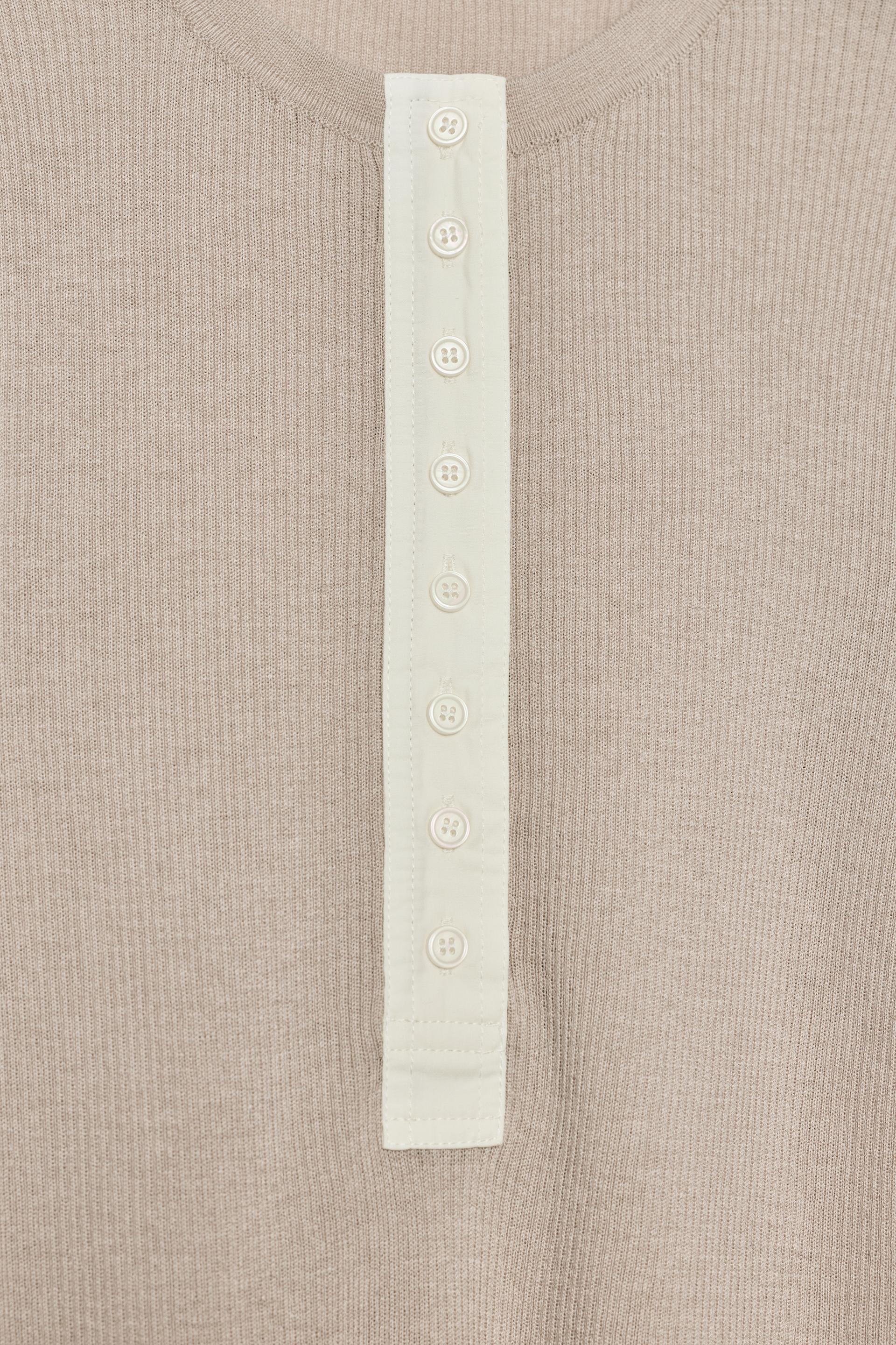WOOL BLEND BUTTON SWEATER thumbnail 7
