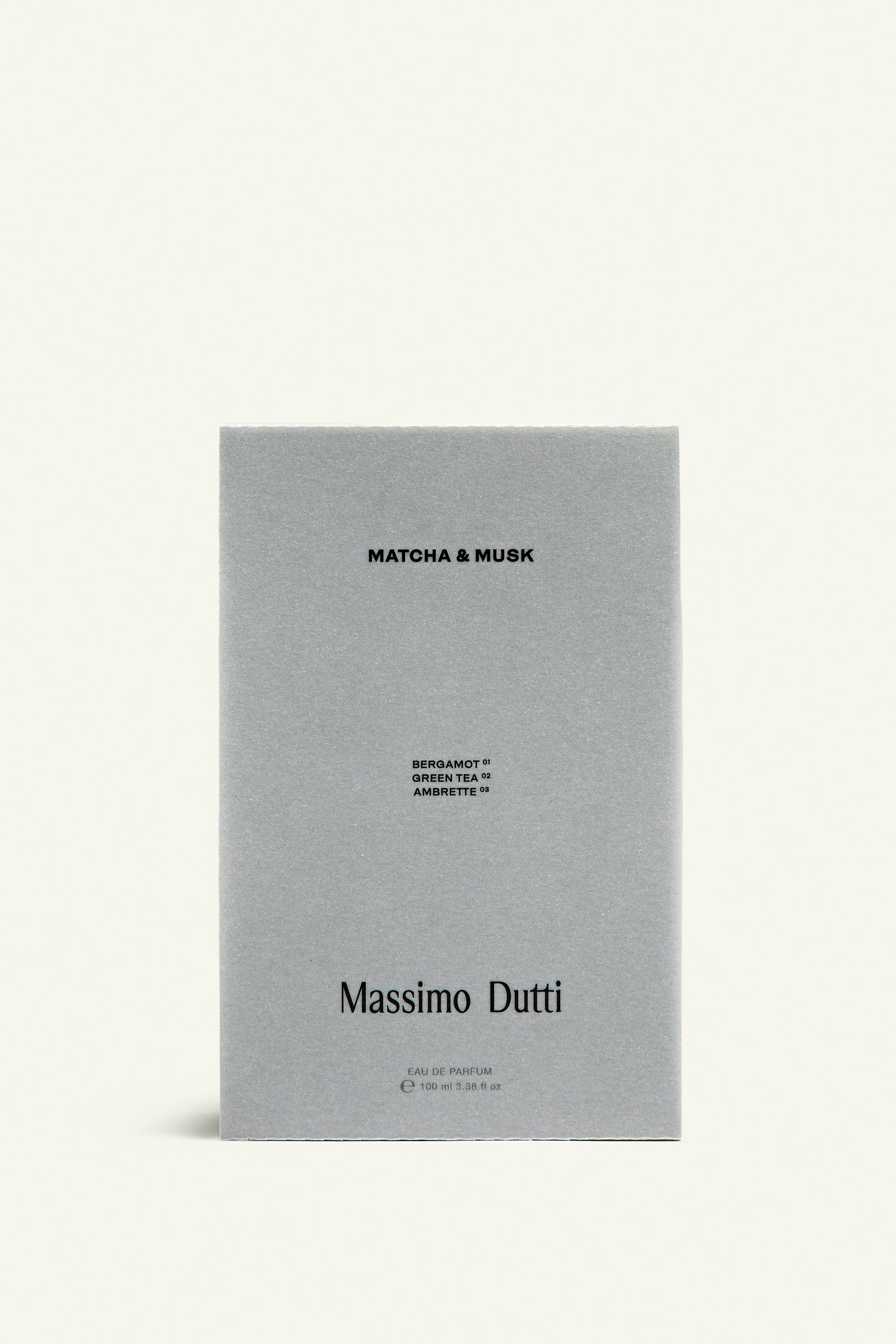 (100ML) MASSIMO DUTTI MATCHA & MUSK EAU DE PARFUM — Light green