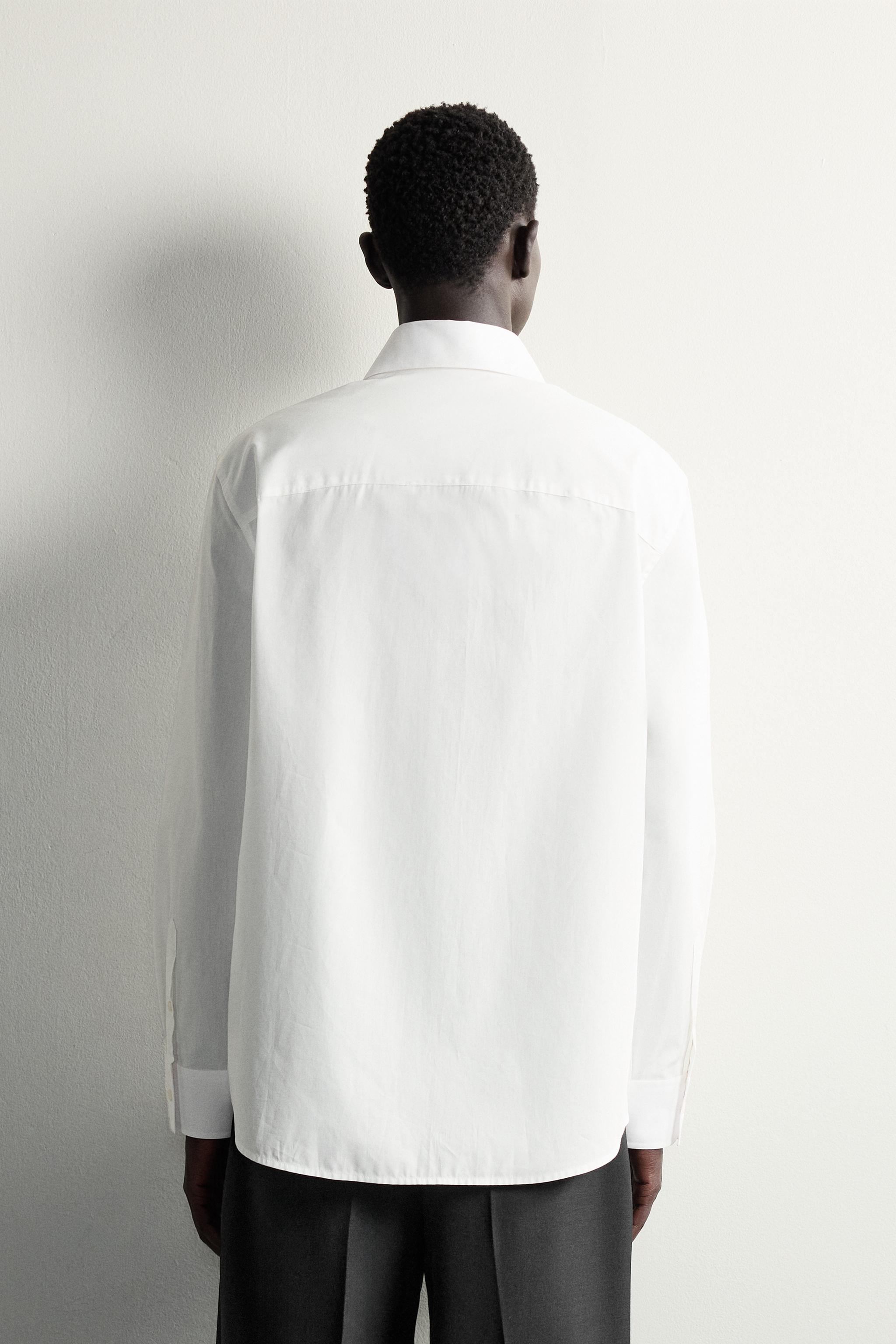 CHEMISE RELAXED FIT COTON
