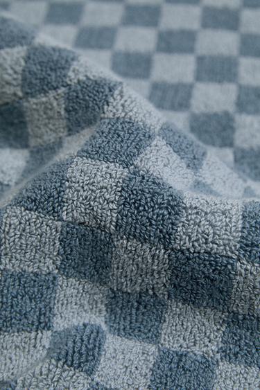 TAPIS DE BAIN DAMIER - Bleus de Zara - Image 2