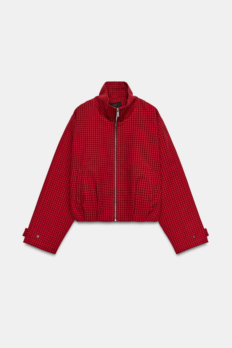 Chaqueta bomber a cuadros 6