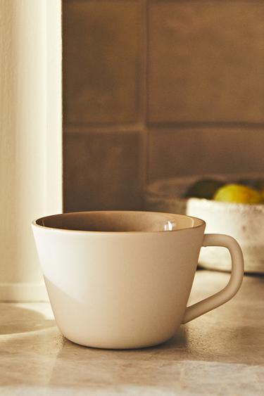 LOT DE 2 - TASSE 220 ML - marron/blanc de Zara - Image 5