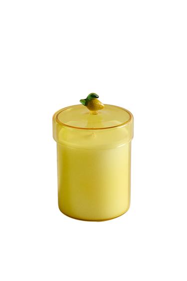 (220 G) GINGER LEMON GEURKAARS - Pastelgeel van Zara
